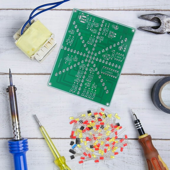 WHAMVOX DIY Practical Soldering Practice Kit Electronics Training Board for Beginners