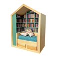 thumbnail image 1 of Anxiety Bookroom Shake Away Your Anxiety Bookshelf Decorative Anxiety Bookshelf Ornament for Rooms Studies Desks Living Rooms, 1 of 4