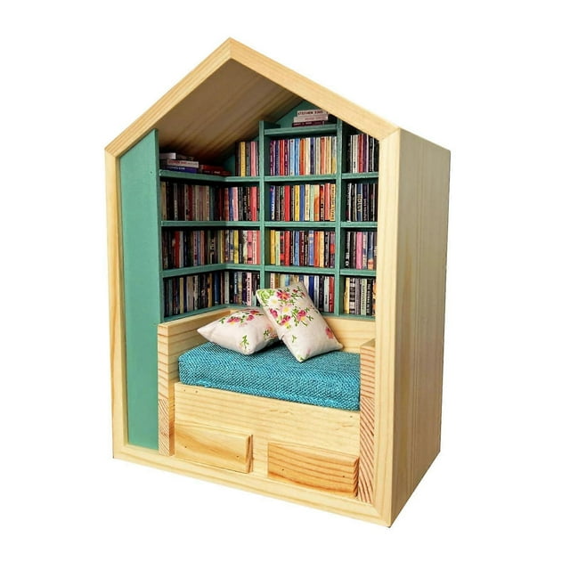 Anxiety Bookroom Shake Away Your Anxiety Bookshelf Decorative Anxiety Bookshelf Ornament for Rooms Studies Desks Living Rooms