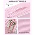 thumbnail image 4 of Bolsa de maquillaje Relavel Cute Portable Rosa con soporte para brochas, 4 of 8