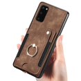 thumbnail image 4 of for Samsung Galaxy S20 FE 5G Phone Case Wallet with Card Holder,PU Leather Flip Folio Case,RFID Blocking Ring Holder Kickstand Wrist Strap Magnetic Protective Women Men Cover,Brown, 4 of 10