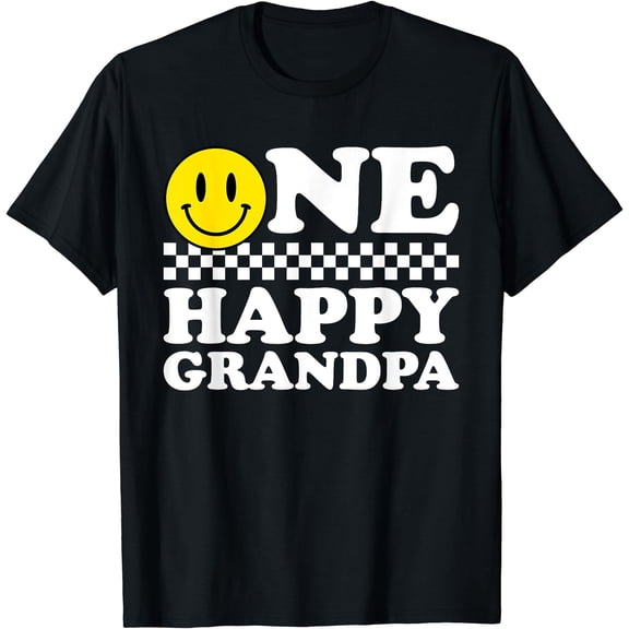 One Happy Dude Grandpa 1st Birthday Family Matching T-Shirt