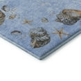 thumbnail image 4 of Addison Rugs Mayfield Washable Coastal Shell Border Blue Rectangle Rug, 10' x 14', 4 of 6