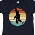 thumbnail image 4 of Inktastic Hockey Player Retro Sunset Boys or Girls Baby Bodysuit, 4 of 5