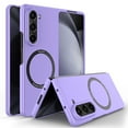 thumbnail image 3 of Elegant Choise Case for Samsung Galaxy Z Fold 5 5G Shockproof Magnetic Phone Cover, Purple, 3 of 15