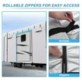 thumbnail image 5 of Unique Bargains Waterproof 5th Wheel RV Cover Fits 33'-37' Camper Silver Tone, 5 of 7