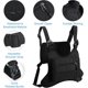 thumbnail image 2 of Chest Bag for Men Women Running Bag Chest Phone Holder Chest Fanny Pack Tactical Chest Pouch for Workouts Cycling Exercise Hiking with Pockets Extra S, 2 of 5