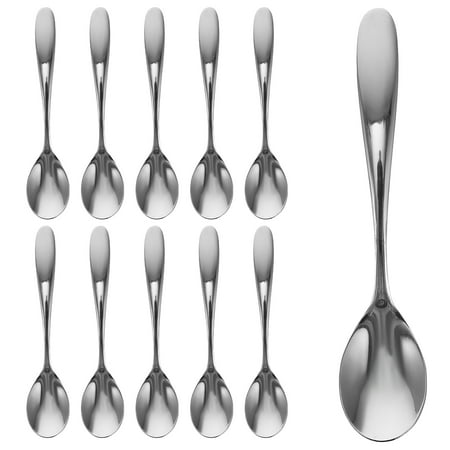 

10pcs Stainless Steel Spoons Mini Spoons Coffee Spoons Stir Spoon Tea Spoon