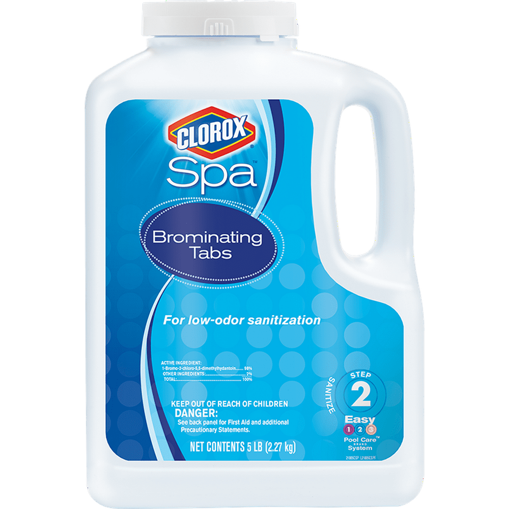 Clorox Spa 1Inch Bromine Tablets, 5 lbs (For Use in Spas and Hot Tubs