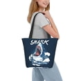 thumbnail image 7 of Bingfone Shark Women Shoulder Tote Bags Casual Bag Ladies Shopping Handbag, 7 of 7