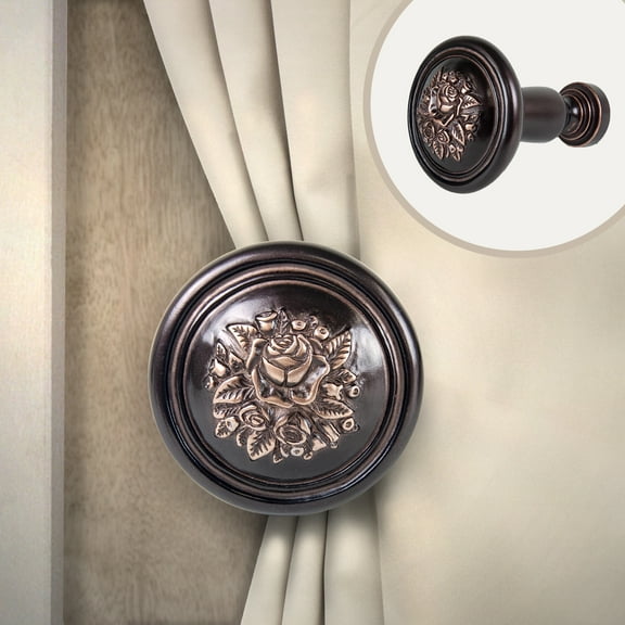 Mariana Curtain Tie Back (pair) Finial 101 in Bronze