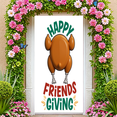 thumbnail image 3 of Autumn Leaves Happy Friendsgiving Turkey Banner for Thanksgiving Celebration Fall Party Indoor Decor, 3 of 5