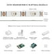 thumbnail image 4 of BTF-LIGHTING WS2812B Tira de luces LED 1m 5m 30LEDs/m 60LEDs/m IP30 IP65 IP67 5050SMD Direccionable individualmente PCB blanco negro flexible Tira de píxeles LED a todo color Dream Color DC5V, 4 of 5