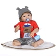thumbnail image 2 of Juguete para bebé Simulation Doll Reborn Doll con chupete magnético, 2 of 2