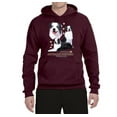 thumbnail image 2 of If It's Not an Australian Shepherd It's Just a Dog Gift | Mens Dog Lover Hooded Sweatshirt Graphic Hoodie, Maroon, Large, 2 of 3