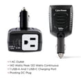 thumbnail image 4 of CyberPower M140BUC 140W Power Inverter - 1 AC Outlet, USB-C & USB-A Ports, Black, 4 of 10