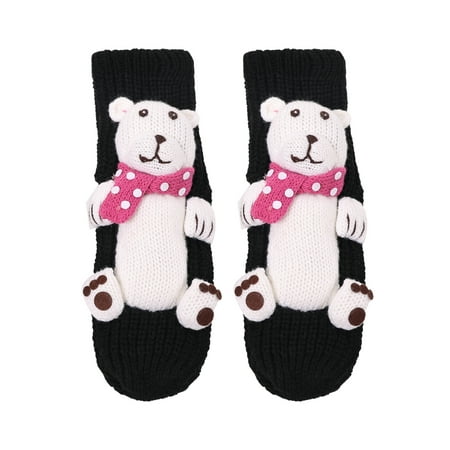 

Funny Novelty Knit Santa Deer Animal Socks for Women Men Winter Thick Knit Warm Floor Socks for Christmas Gift
