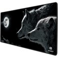 thumbnail image 1 of Gaming Mouse Mat/900 x 400 x 3 mm | XXL Mouse pad | Table mat/Large Size | Improved Precision and Speed | Rubber Base for Stable Grip on Smooth Surfaces Non-Slip (90x40Black005), 1 of 7
