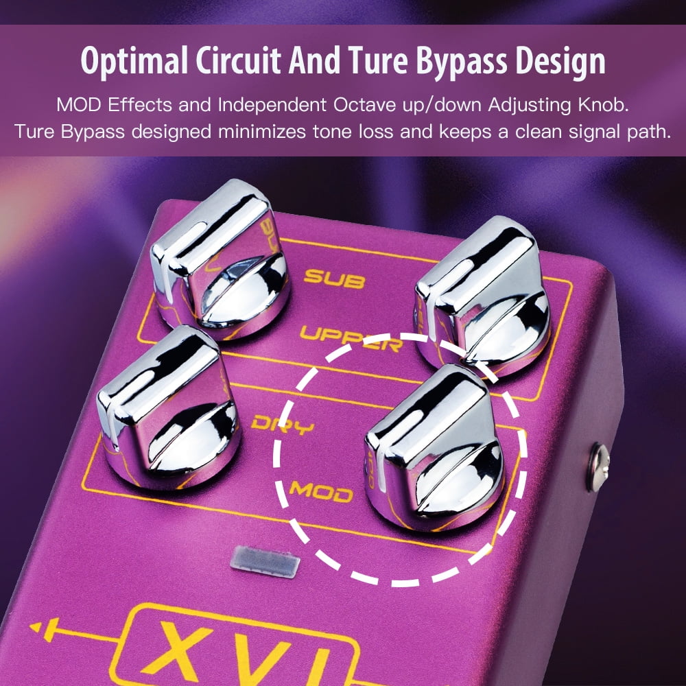 JOYO R-13 Octave Pedal Modulation Effects Independent Adjusting for Electric Guitar