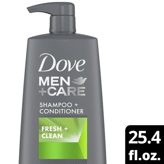 Dove Men Care Fresh and Clean 2-in-1 Shampoo and Conditioner, 25.4 oz
