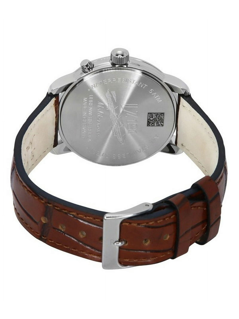 Zeppelin Mediterranean Moon Phase Leather Strap Beige Dial Quartz