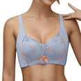 thumbnail image 3 of Avtoify Women's Comfortable Wireless Lace Push-Up Adjustive Side Control Bra Innerwear, 3 of 10