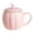 Pink, variant on Pumpkin Ceramic Coffee Mug with Lid 14oz Microwave Safe Halloween Autumn Fall Novelty Cup for Women Family Home Decor