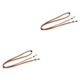 thumbnail image 3 of Transemion Eyeglass Strap Non- for Slip Stretchy Universal Rope Eyewear Sports Retainer Light Brown 26.77 Inch 2Set, 3 of 6