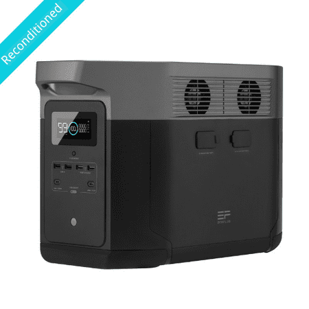EF EcoFlow DELTA Max 2000 Portable Solar Generator Power Station,for Outdoor Camping,Home Use,Emergency,Used,Certified Reconditioned