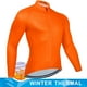 thumbnail image 4 of Maillot de ciclismo térmico de lana para hombre, ropa de ciclismo de montaña, de manga larga, color rojo, para invierno, 4 of 5