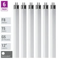 thumbnail image 5 of KOR - 8W T5 Fluorescent Light Bulbs F8T5/D 6500K Daylight 12-Inch Long Life - 6 Pack, 5 of 5
