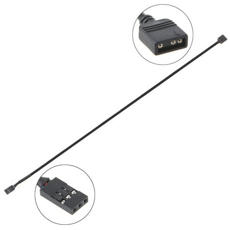 

QUSENLON Motherboard Accessories PC Motherboard 5V 3PIN RGB Socket Multi Connectors Cable
