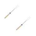thumbnail image 1 of Oleegame 2PC Extendable Stainless Roasting Sticks 5 Pack 32" For S' Hot Dogs And Fire Blue, 1 of 9