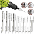 thumbnail image 3 of 2Pcs Drill Chuck Adapter Keyless with 20Pcs Drills, 1/4 Inch Hex Fast Change Converter for Impact Driver, Fast Change, 3 of 6