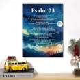 thumbnail image 4 of Christian Canvas Wall Art Psalm 23 the Lord is My Shepherd Canvas Print Positive Scripture Canvas Painting Home Bedroom Wall Decor Framed Baptism Gift 12 x 15 Inches, 4 of 5