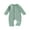 Green, variant on Bagilaanoe Newborn Baby Girl Boys Jumpsuit Long Sleeve Bodysuit 3M 6M 12M 18M 24M Infant Ribbed One Piece Romper