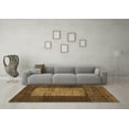thumbnail image 3 of Ahgly Company Indoor Square Abstract Brown Contemporary Area Rugs, 6' Square, 3 of 4