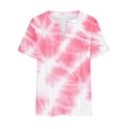 thumbnail image 5 of XUNKUSGA Womens Summer Tops Short Sleeve Plus Size Tops Summer Henley V-Neck Tshirts Casual Oversized Blouse Dressy Loose Solid Color Basic Tee S-5XL, 5 of 6