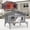 Grey Heated Cat House, variant on MEDEHOO Heated Cat House for Outside Insulated Feral Cat Shelter Outdoor for Winter, Weatherproof Kitty Condo with Heated Pad and Chewproof Cable Indoor Black