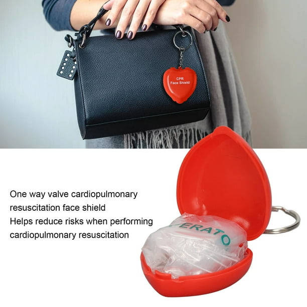 Llavero Con Protector Facial, Válvula Unidireccional Segura Protector Facial De Plástico PE 6 Piezas Para Exteriores ANGGREK Otros