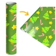 thumbnail image 2 of JHGoosa 1PCs ( 75cmX51cm, 4.11 Square Feet)Single-sided Christmas Wrapping Paper, Classic Santa Claus And Other Patterns, 2 of 3
