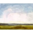 thumbnail image 2 of Borges, Victoria 32x26 White Modern Wood Framed Museum Art Print Titled - Cumulus Horizon I, 2 of 4