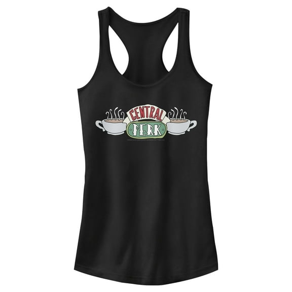 Junior's Friends Classic Central Perk Logo Racerback Tank Top