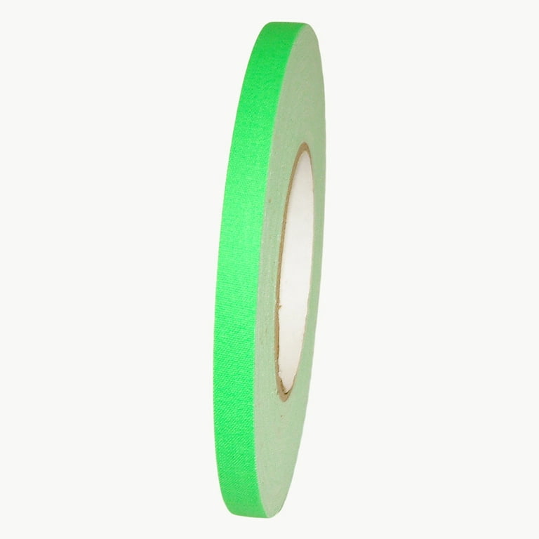 Pro Gaff Spike Tape - 1/2 x 45yd, Fluorescent Green - Neon Production  Supply