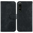 thumbnail image 2 of Compatible with Sony Xperia 1 III Embossed Cute Tiger Flip Folio Wallet Case Card Pocket Holder Cover, 2 of 5