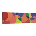 thumbnail image 1 of ARTCANVAS Mid-Century Modern Circles Galore Canvas Art Print - Size: 36" x 12" (0.75" Deep), 1 of 9