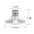 thumbnail image 2 of Accesorios De Trébol Tri Clamp De 1,5 "A Npt Adaptador De Rosca Macho De 3/8" Ss304, 2 of 5