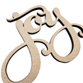 thumbnail image 2 of Krafty Supply 1/4" MDF Wood Joy- Script Font | Christmas Crafts | Merry Christmas wood | Christmas wreath | Christmas Door hanger | Wood Letter | Wood Words | Craft Letters | 8", 2 of 4