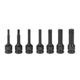 thumbnail image 1 of Ymiko 3/8-Inch Drive Impact Socket Set 5mm-14mm XZN Triple Square 7 Pieces, 1 of 6