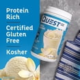 thumbnail image 3 of Quest Nutrition Vanilla Milkshake Protein Powder, 24g of Protein, 1g of Sugar, Low Carb, Gluten Free, 1.6 Pound, 23 servings, 3 of 5